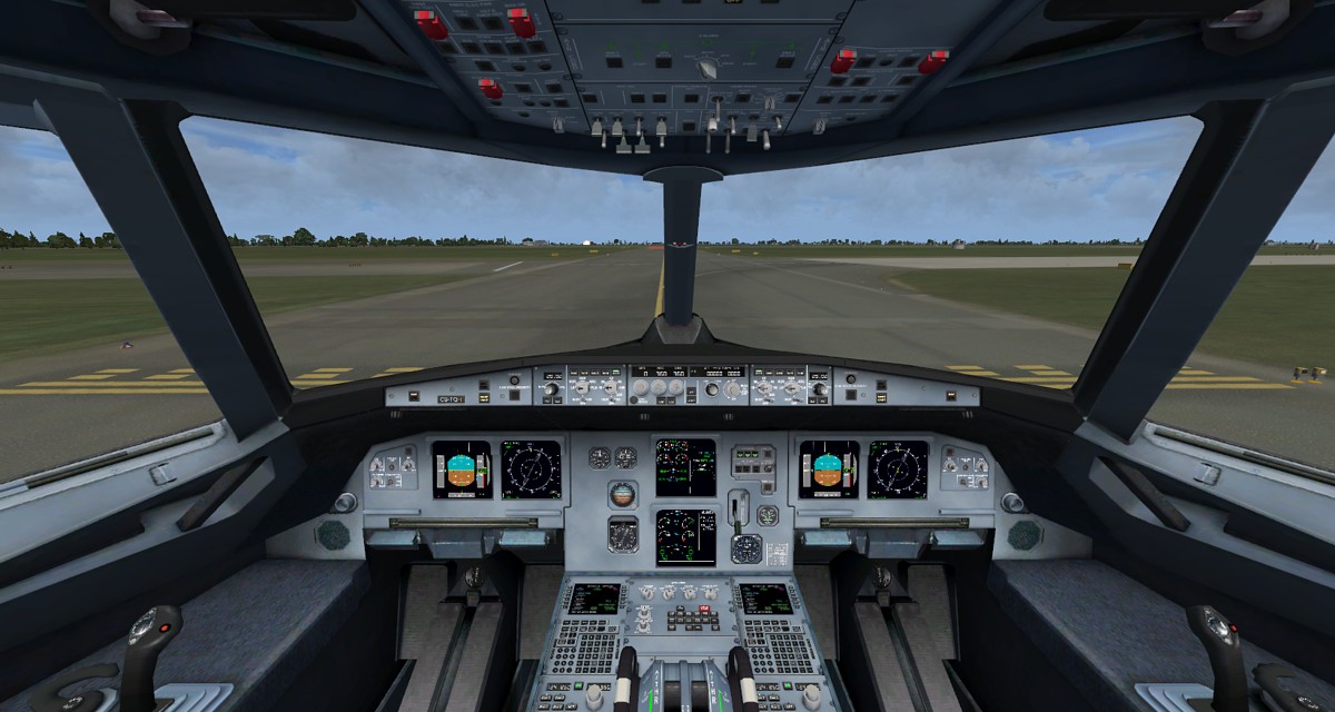airbus a320 cockpit vs fsx